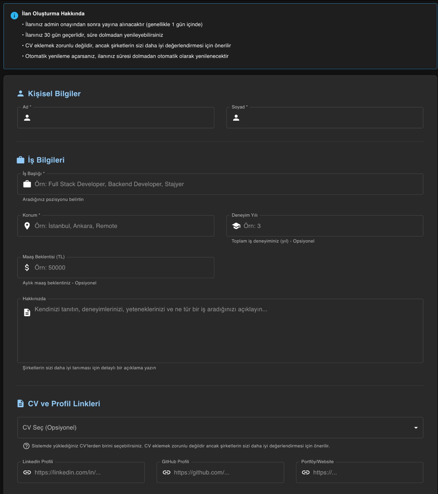 Free Job Search Posting